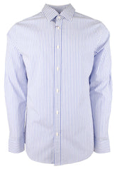 Michael Kors Men's Stretch Striped Slim Fit Long Sleeve Shirt